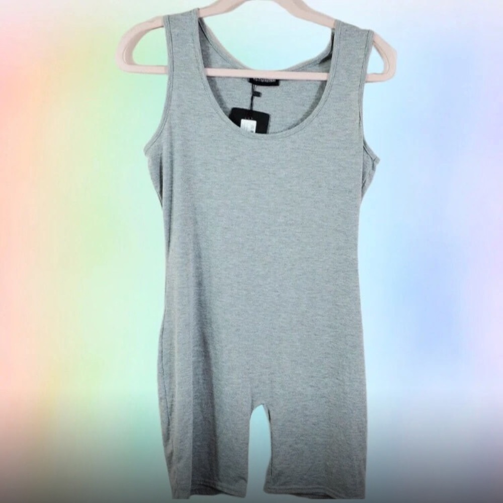 Gray Pretty Little Thing unitard